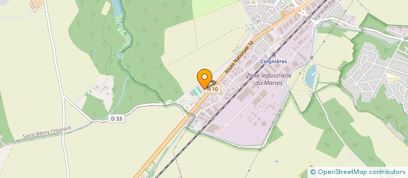 localisation de l'entreprise MONSIEUR MOHAMMED BIOUTI  COIGNIERES