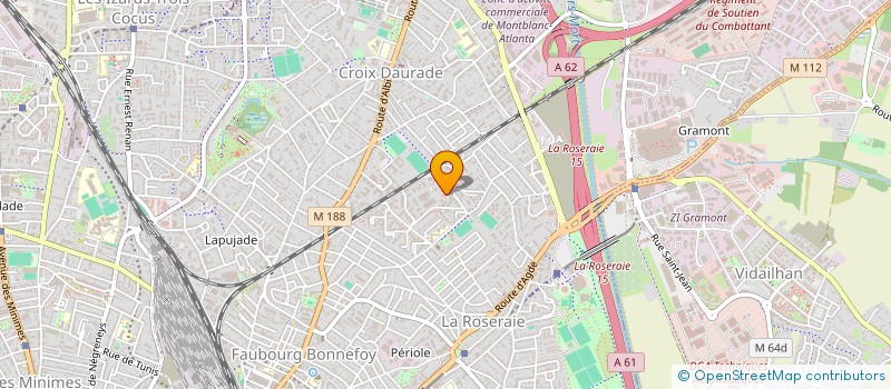localisation de l'entreprise MONSIEUR MOHAMMED BOUABADA à TOULOUSE