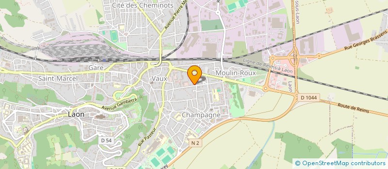 localisation de l'entreprise MONSIEUR MOHAMMED BOUADILA à LAON