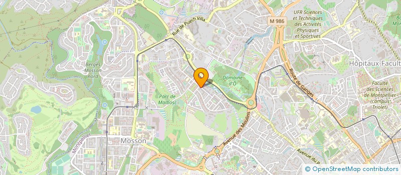 localisation de l'entreprise MONSIEUR MOHAMMED BOUAJAJ à MONTPELLIER