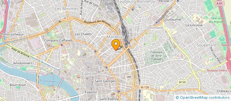 localisation de l'entreprise MONSIEUR MOHAMMED BOUALEM  TOULOUSE