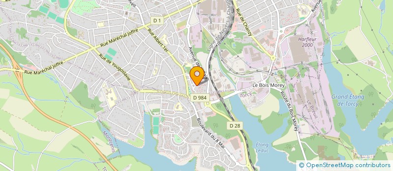 localisation de l'entreprise MONSIEUR MOHAMMED BOUAROUGUENE  LE CREUSOT