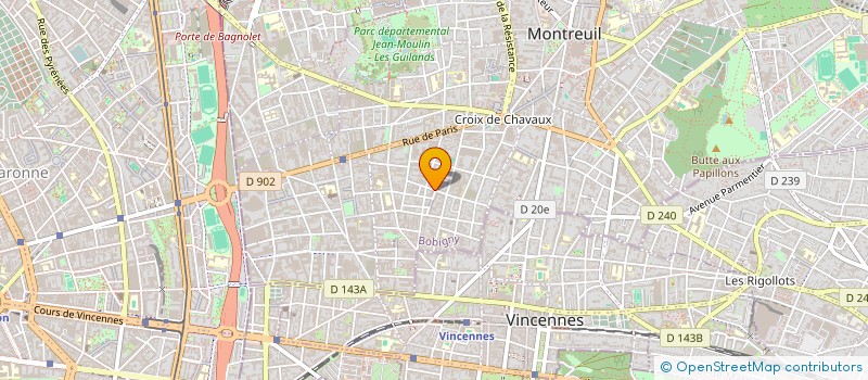 localisation de l'entreprise MONSIEUR MOHAMMED BOUAZIZ à MONTREUIL