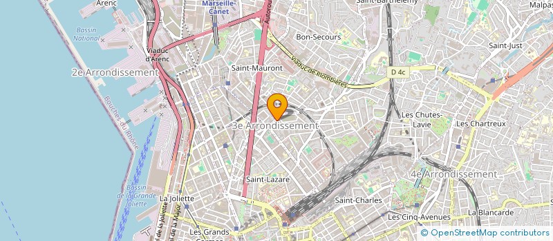 localisation de l'entreprise MONSIEUR MOHAMMED BOUCHERF  MARSEILLE