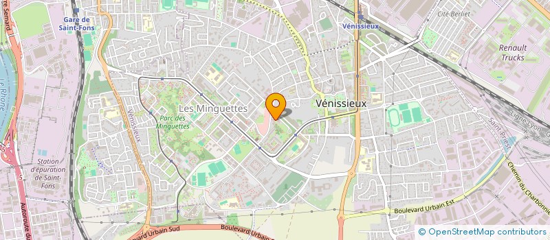 localisation de l'entreprise MONSIEUR MOHAMMED BOUCHOU  VENISSIEUX