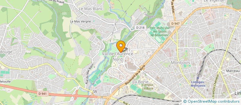 localisation de l'entreprise MONSIEUR MOHAMMED BOUDAHMANI  LIMOGES