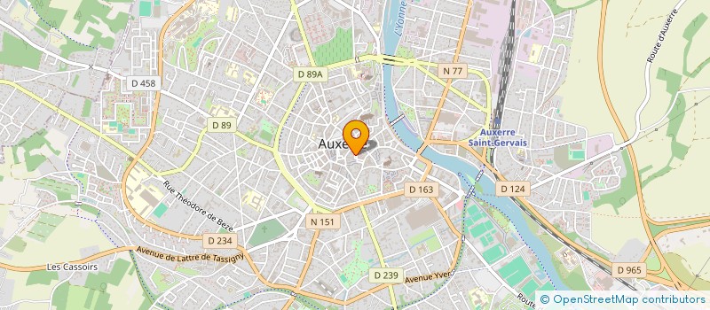 localisation de l'entreprise MONSIEUR MOHAMMED BOUDJERADA à AUXERRE