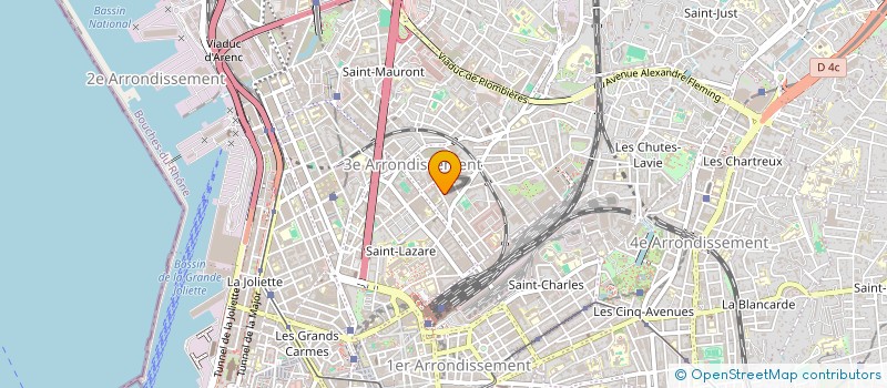 localisation de l'entreprise MONSIEUR MOHAMMED BOUDRAA à MARSEILLE