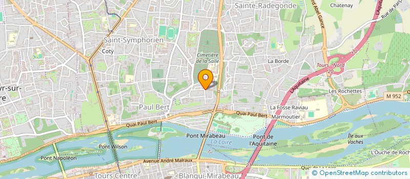 localisation de l'entreprise MONSIEUR MOHAMMED BOUGHALEB  TOURS