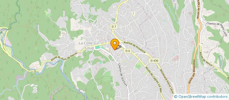 localisation de l'entreprise MONSIEUR MOHAMMED BOUGHARI à LA COLLE-SUR-LOUP