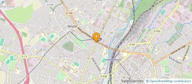 localisation de l'entreprise MONSIEUR MOHAMMED BOUGUEDRA  ANZIN