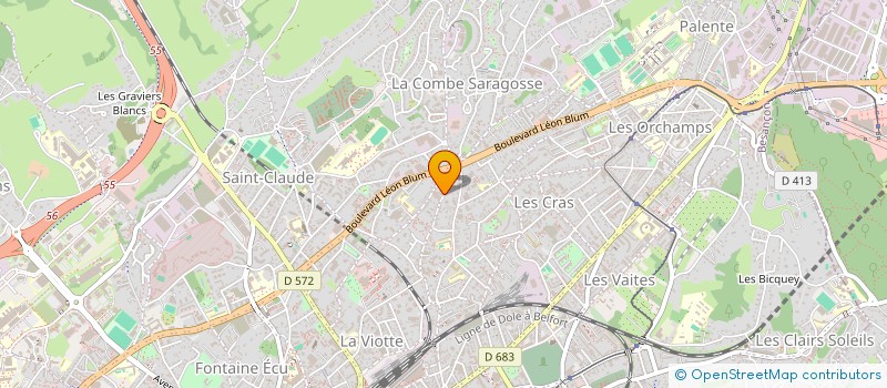 localisation de l'entreprise MONSIEUR MOHAMMED BOUHSISS à BESANCON