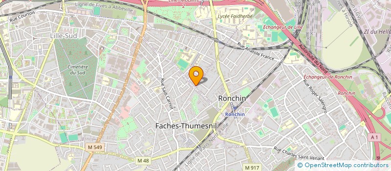 localisation de l'entreprise MONSIEUR MOHAMMED BOUJAHMA  LILLE