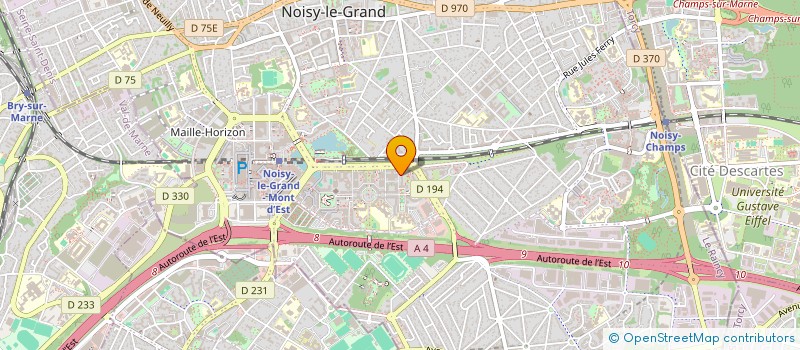 localisation de l'entreprise MONSIEUR MOHAMMED BOUJRAD à NOISY-LE-GRAND