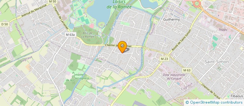 localisation de l'entreprise MONSIEUR MOHAMMED BOUKECHICHE  TOURNEFEUILLE