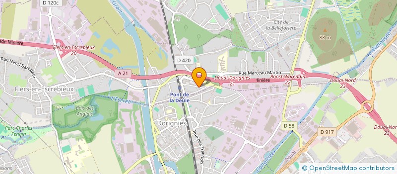 localisation de l'entreprise MONSIEUR MOHAMMED BOUKENTAR à FLERS-EN-ESCREBIEUX