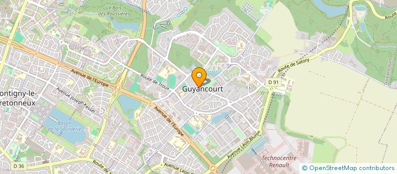 localisation de l'entreprise MONSIEUR MOHAMMED BOUKERMOUCHE  GUYANCOURT