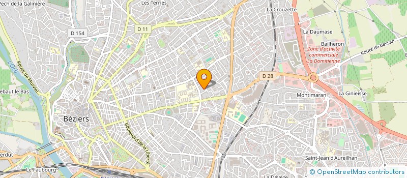 localisation de l'entreprise MONSIEUR MOHAMMED BOUKHELLAT à BEZIERS