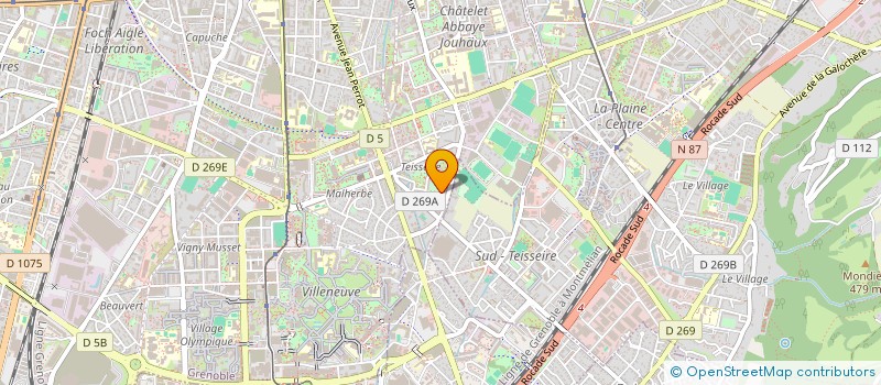 localisation de l'entreprise MONSIEUR MOHAMMED BOUKIR  GRENOBLE