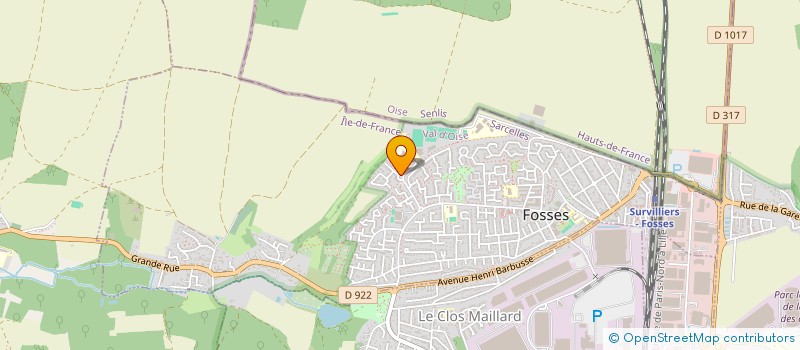 localisation de l'entreprise MONSIEUR MOHAMMED BOULANOUAR  FOSSES