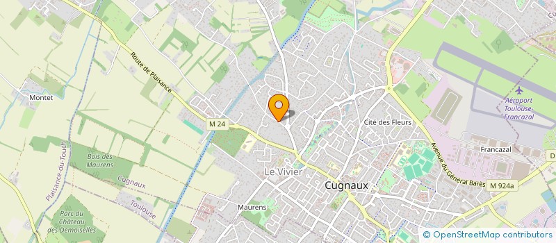 localisation de l'entreprise MONSIEUR MOHAMMED BOUMAZA  CUGNAUX