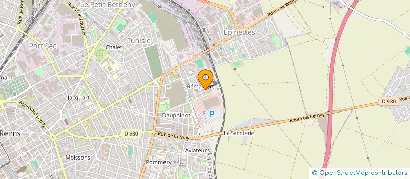 localisation de l'entreprise MONSIEUR MOHAMMED BOUNKHALA  REIMS