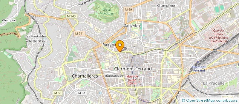 localisation de l'entreprise MONSIEUR MOHAMMED BOURAHLA  CLERMONT-FERRAND