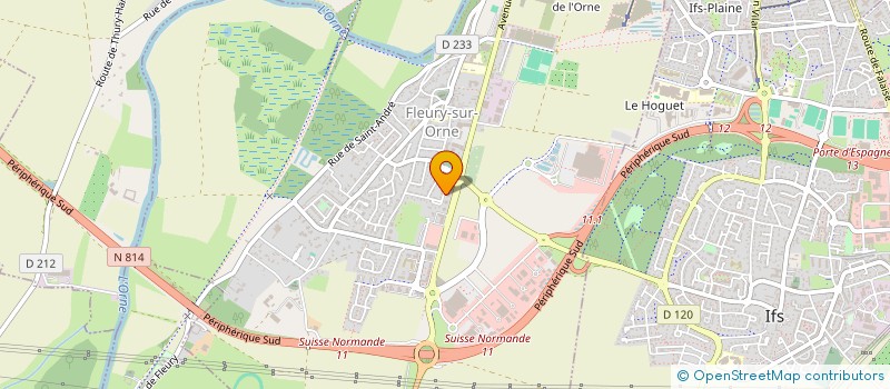 localisation de l'entreprise MONSIEUR MOHAMMED BOURAS  FLEURY-SUR-ORNE