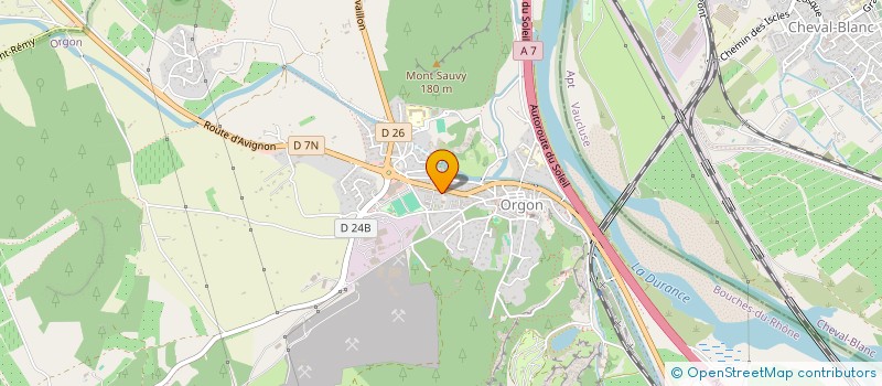 localisation de l'entreprise MONSIEUR MOHAMMED BOURASSE  ORGON