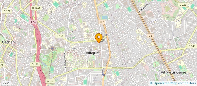 localisation de l'entreprise MONSIEUR MOHAMMED BOURASSI à VILLEJUIF