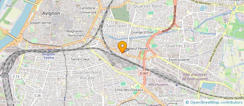 localisation de l'entreprise MONSIEUR MOHAMMED BOUTAHAR  AVIGNON