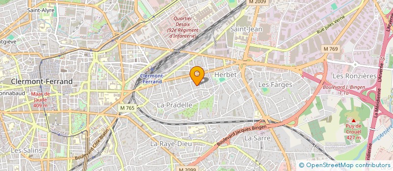 localisation de l'entreprise MONSIEUR MOHAMMED BOUTALEB  CLERMONT-FERRAND