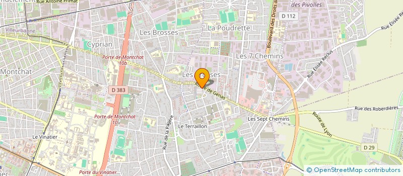 localisation de l'entreprise MONSIEUR MOHAMMED BOUTAYEB à BRON