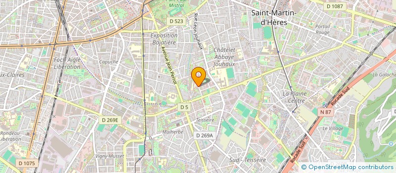 localisation de l'entreprise MONSIEUR MOHAMMED BOUTESSOUA  GRENOBLE