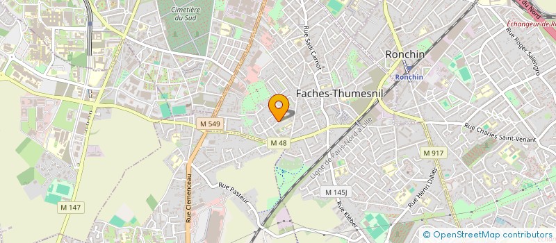 localisation de l'entreprise MONSIEUR MOHAMMED BOUZAD à FACHES-THUMESNIL