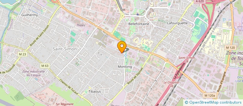 localisation de l'entreprise MONSIEUR MOHAMMED BOUZEGOU  TOULOUSE