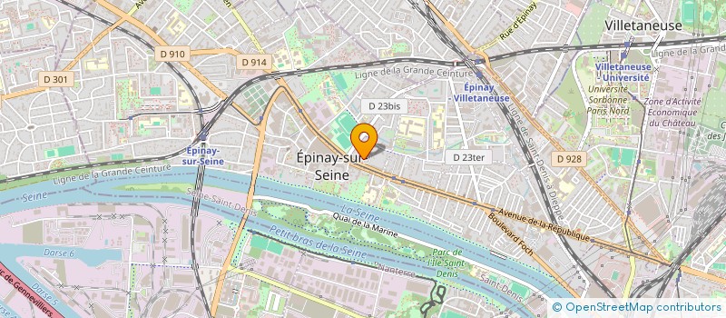 localisation de l'entreprise MONSIEUR MOHAMMED BOUZERAR à EPINAY-SUR-SEINE