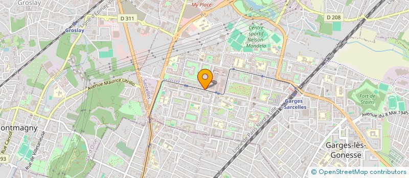 localisation de l'entreprise MONSIEUR MOHAMMED BOUZIANE à SARCELLES