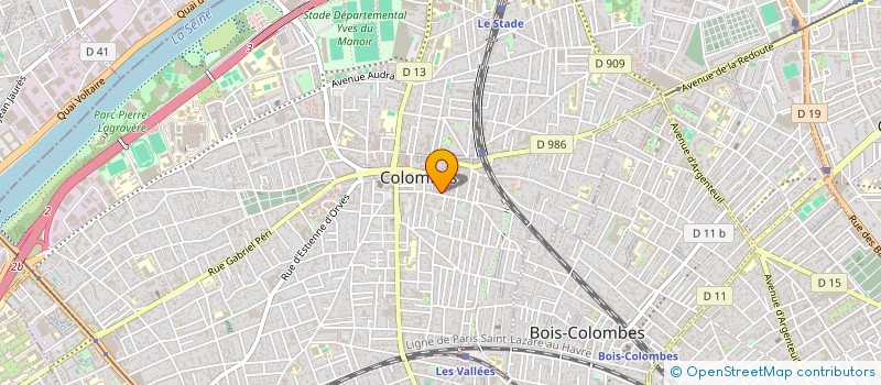 localisation de l'entreprise MONSIEUR MOHAMMED BOUZIANE à COLOMBES