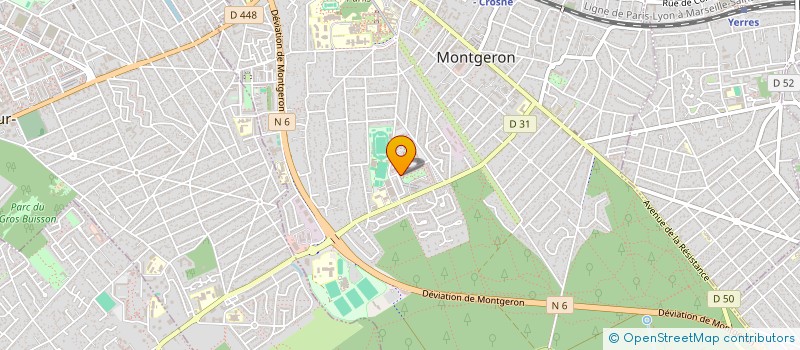 localisation de l'entreprise MONSIEUR MOHAMMED BOUZIANE à MONTGERON