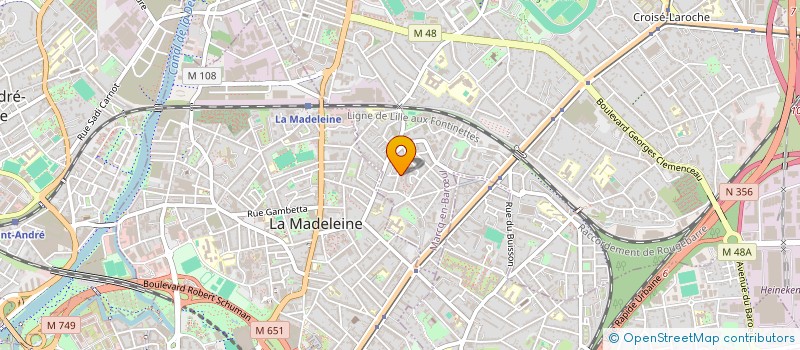 localisation de l'entreprise MONSIEUR MOHAMMED BOUZIANE à MARCQ-EN-BARŒUL