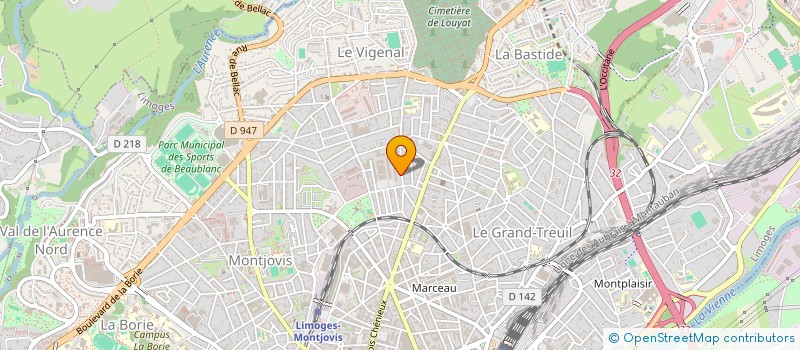 localisation de l'entreprise MONSIEUR MOHAMMED BOUZID à LIMOGES