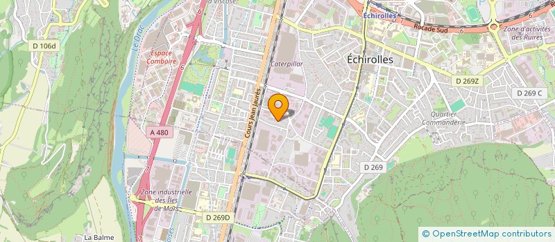 localisation de l'entreprise MONSIEUR MOHAMMED BRAHAMIA  ECHIROLLES