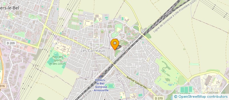 localisation de l'entreprise MONSIEUR MOHAMMED CHAABANE à GONESSE