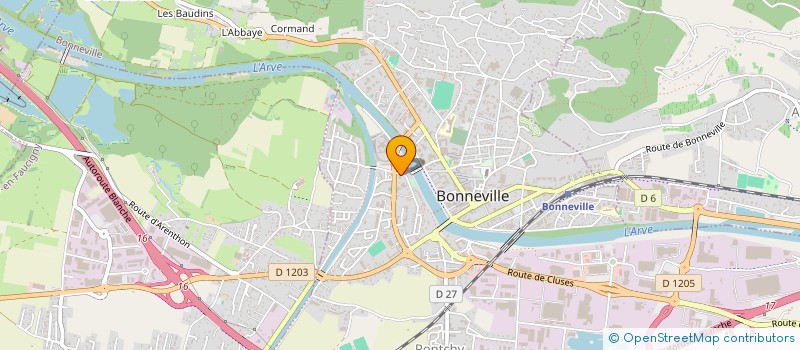 localisation de l'entreprise MONSIEUR MOHAMMED CHABBIA  BONNEVILLE