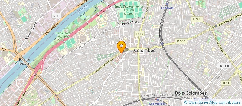 localisation de l'entreprise MONSIEUR MOHAMMED CHAFI à COLOMBES
