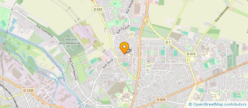 localisation de l'entreprise MONSIEUR MOHAMMED CHAHDI  AMIENS