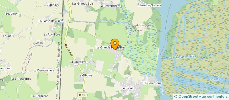 localisation de l'entreprise MONSIEUR MOHAMMED CHANHIH  SUCE-SUR-ERDRE