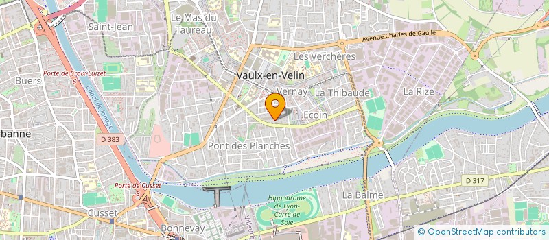 localisation de l'entreprise MONSIEUR MOHAMMED CHAOUCHE à VAULX-EN-VELIN