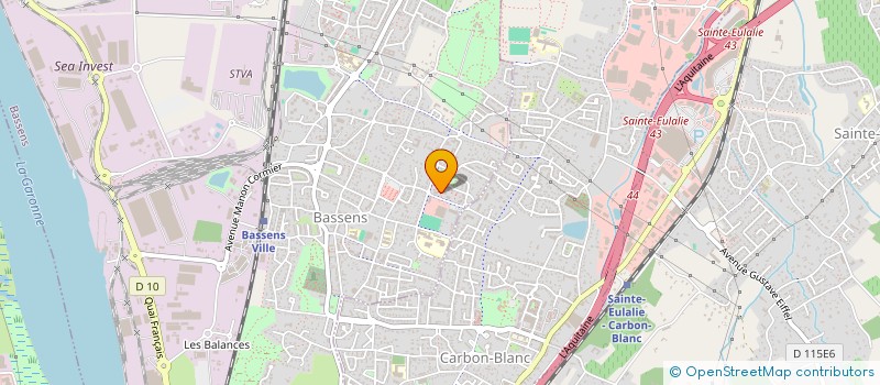 localisation de l'entreprise MONSIEUR MOHAMMED CHAOUCHE  BASSENS